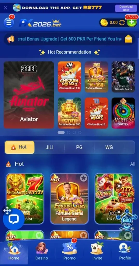 PK2026 Bet Game APK