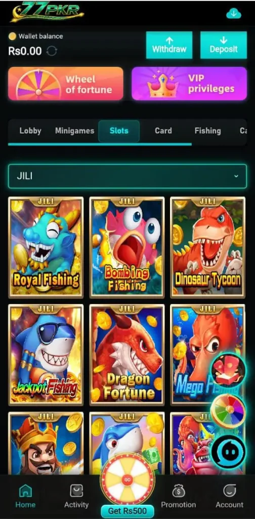 77PKR Game APK